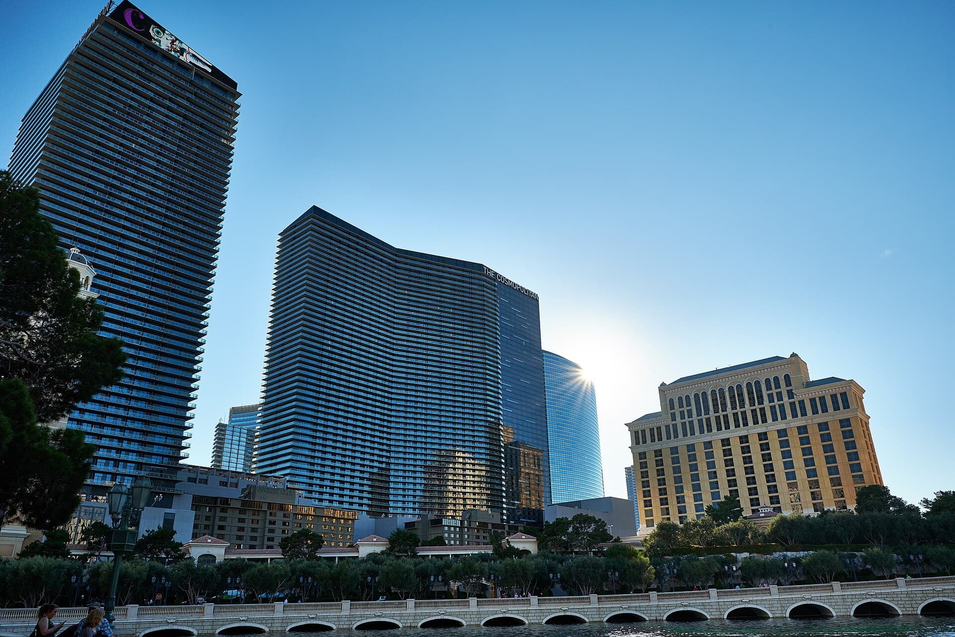 Bellagio: The Cosmopolitan of Las Vegas and the Bellagio in Las Vegas
