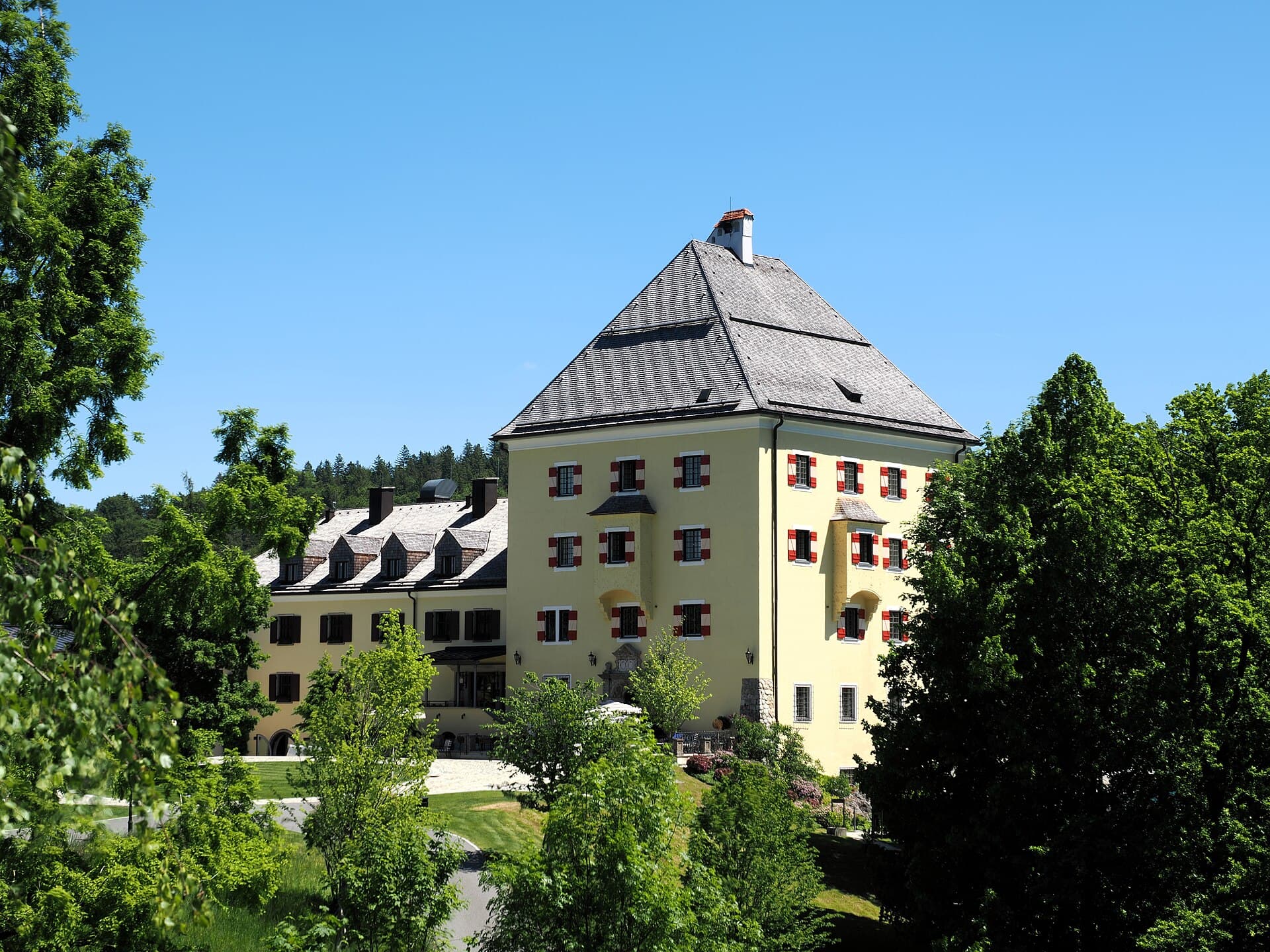 Schloss Fuschl, Hof bei Salzburg, Autriche